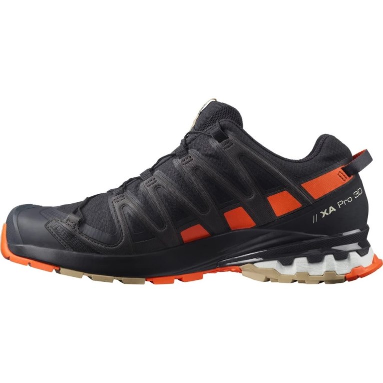 Sapatilhas Trail Running Salomon Xa Pro 3d V8 GTX Masculino Pretas Laranja | PT R37024